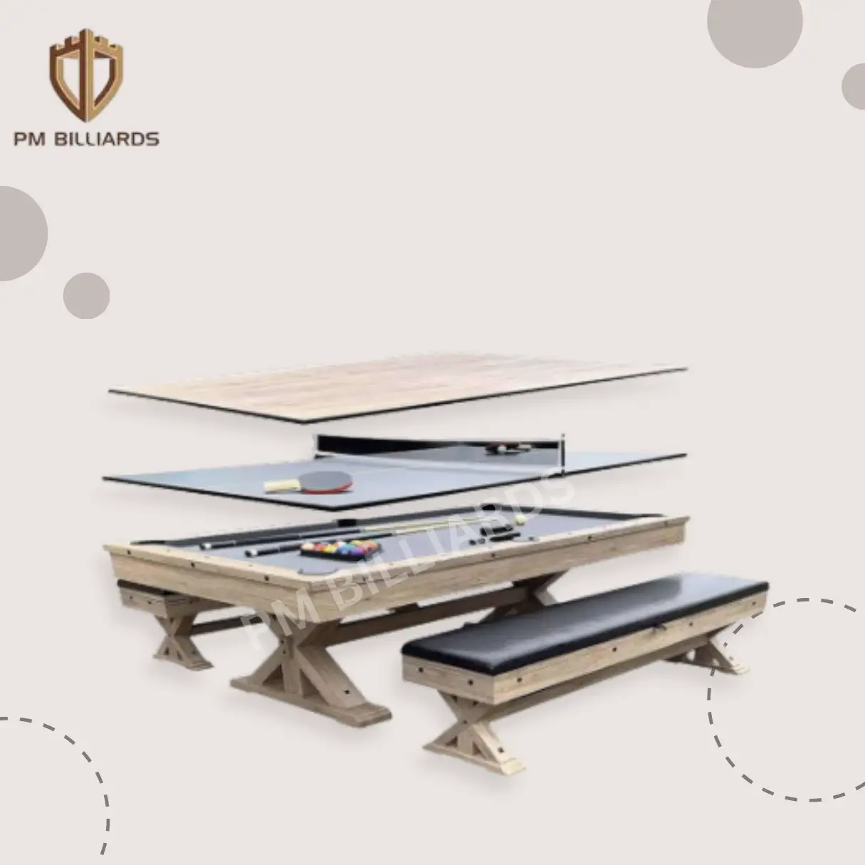 Pool + TT American Style Tables